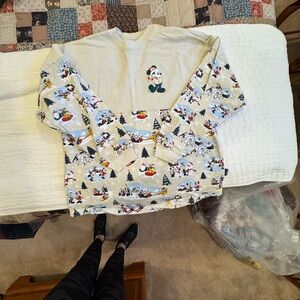 Cream and Multicolor Disney Long Sleeve Shirt